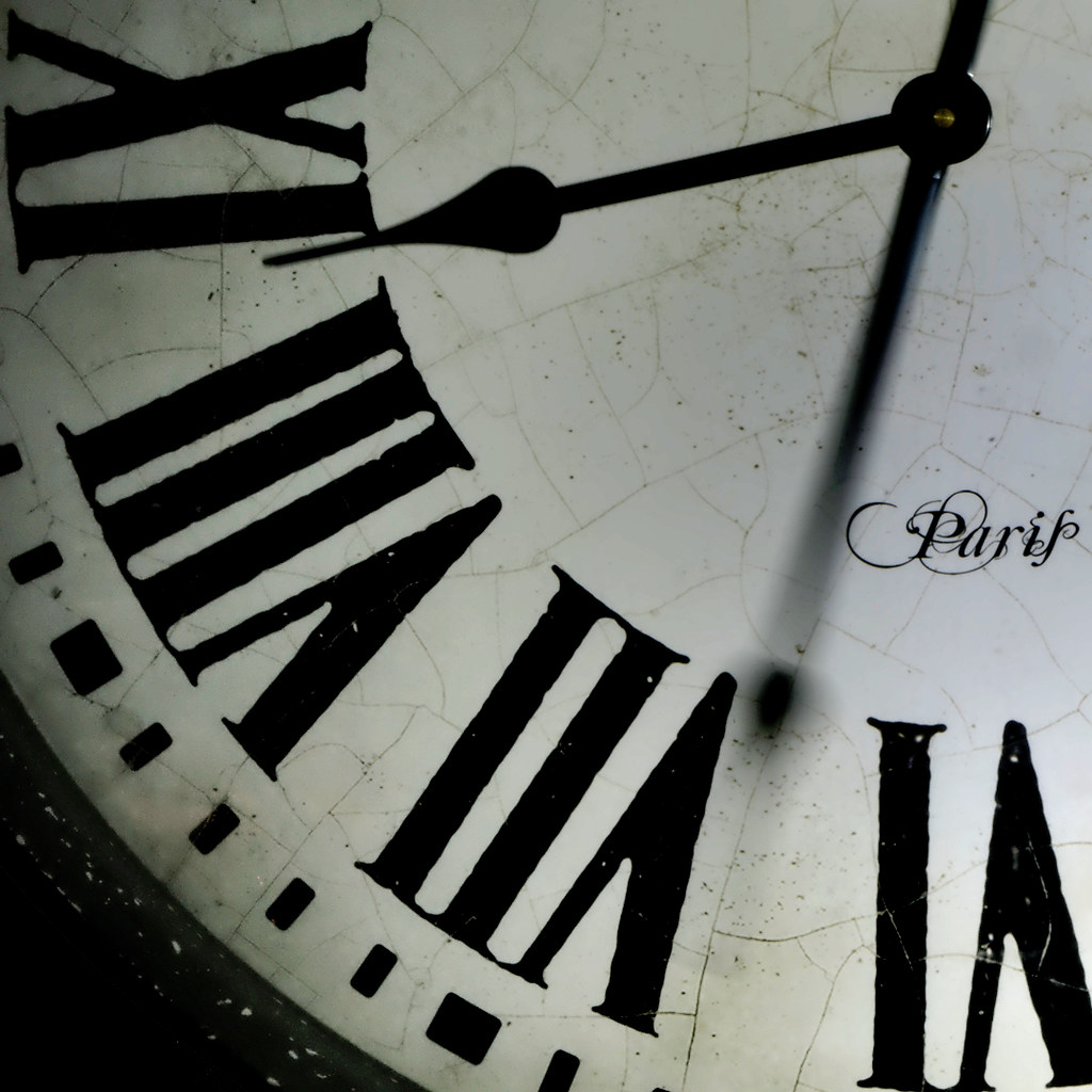 clock hands morning
