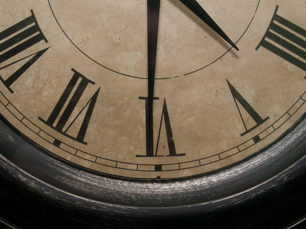 clock face closeup